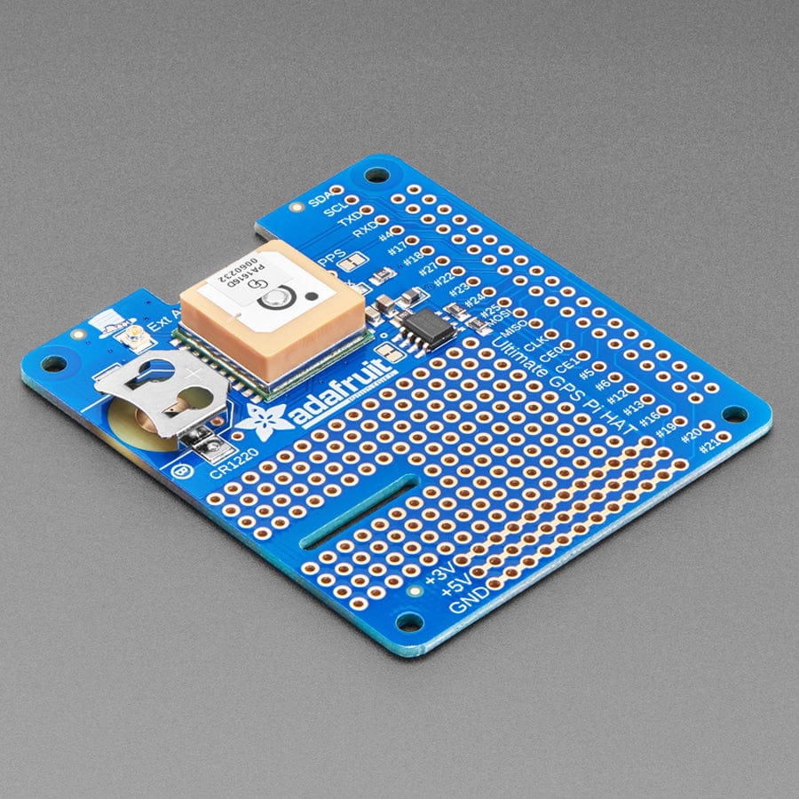 Adafruit Ultimate GPS HAT for Raspberry Pi (Mini Kit) by Adafruit - The Pi Hut