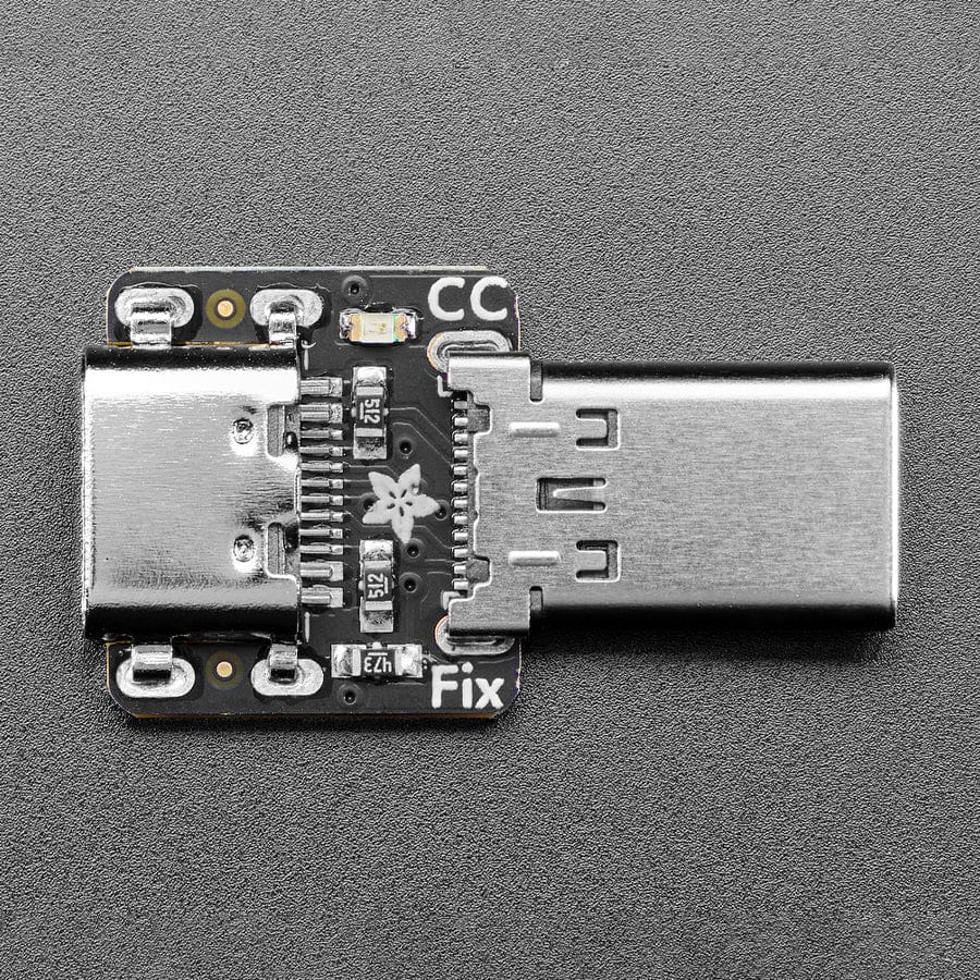 Adafruit USB Type C CC Resistor Fixer