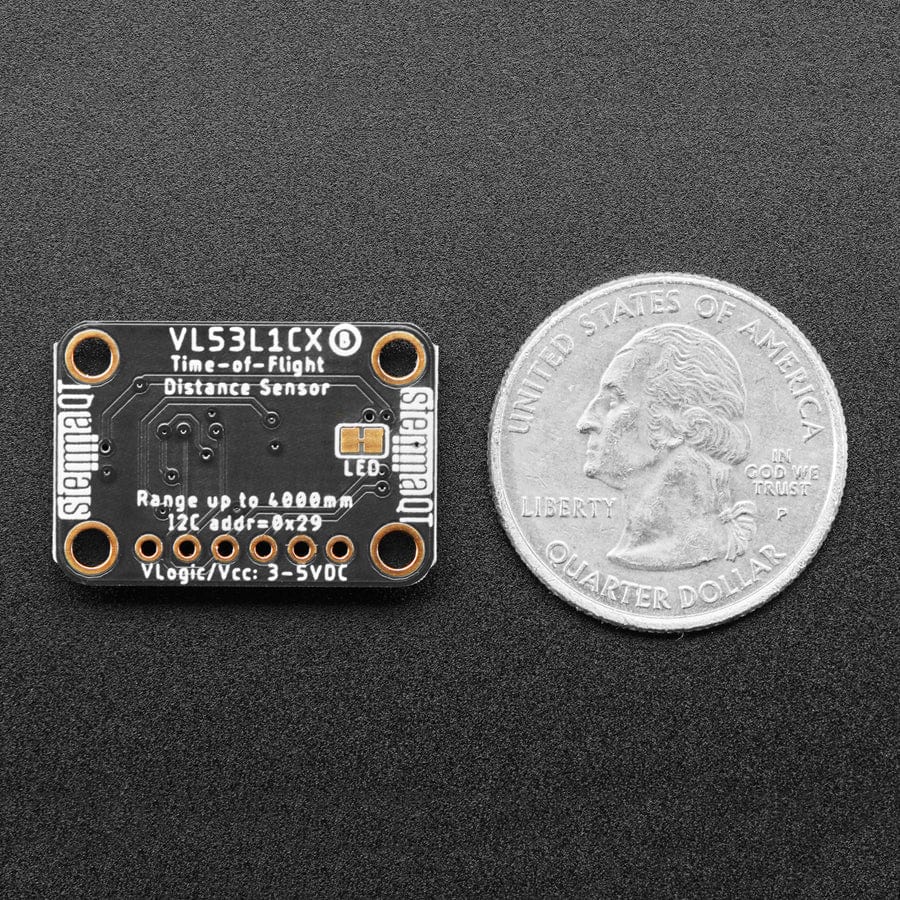 Adafruit VL53L1X Time of Flight Distance Sensor - ~30 to 4000mm (STEMMA QT / Qwiic) - The Pi Hut