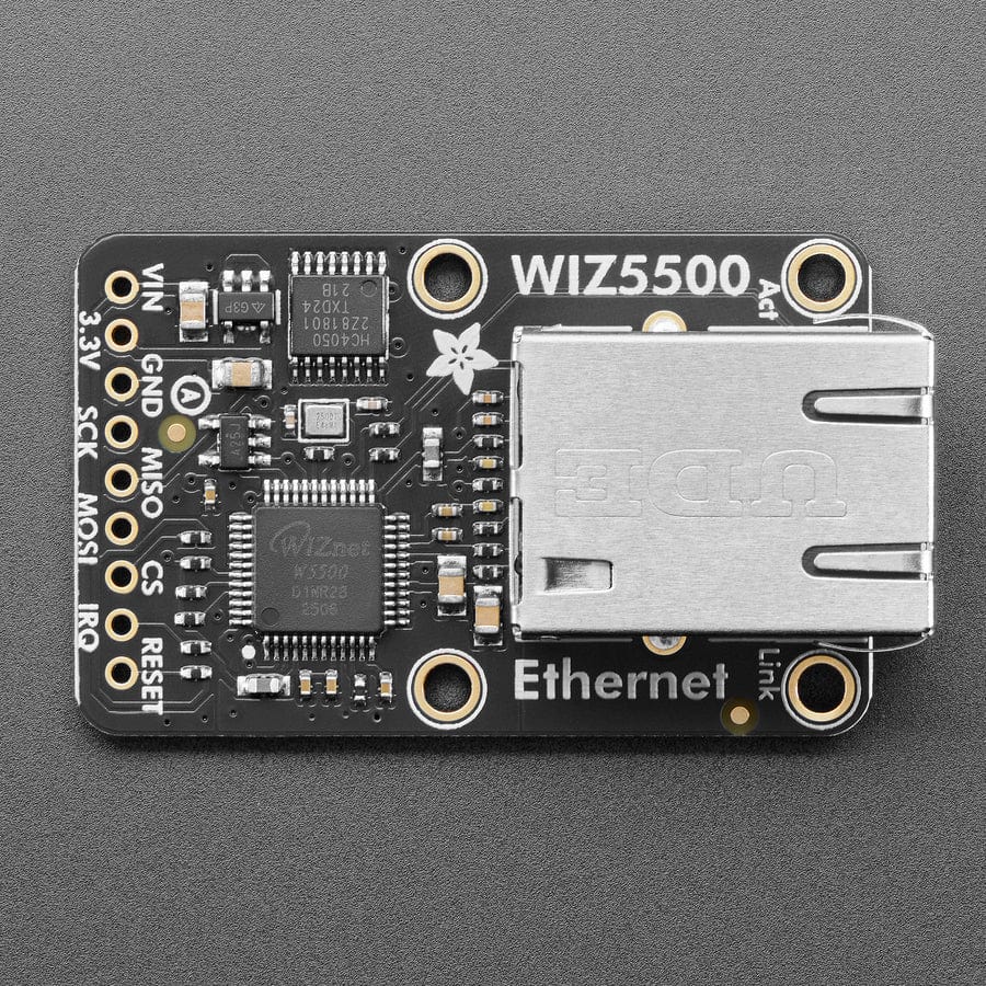 Adafruit Wiz5500 Ethernet Co-Processor Breakout Board by Adafruit - The Pi Hut