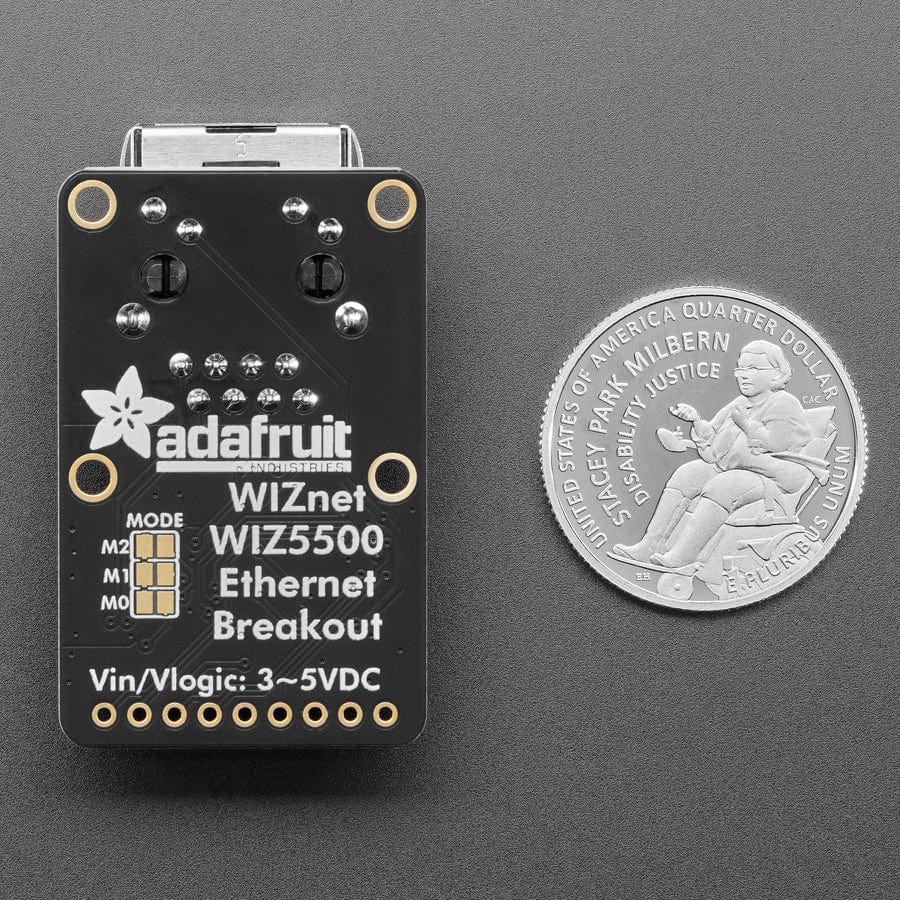 Adafruit Wiz5500 Ethernet Co-Processor Breakout Board by Adafruit - The Pi Hut