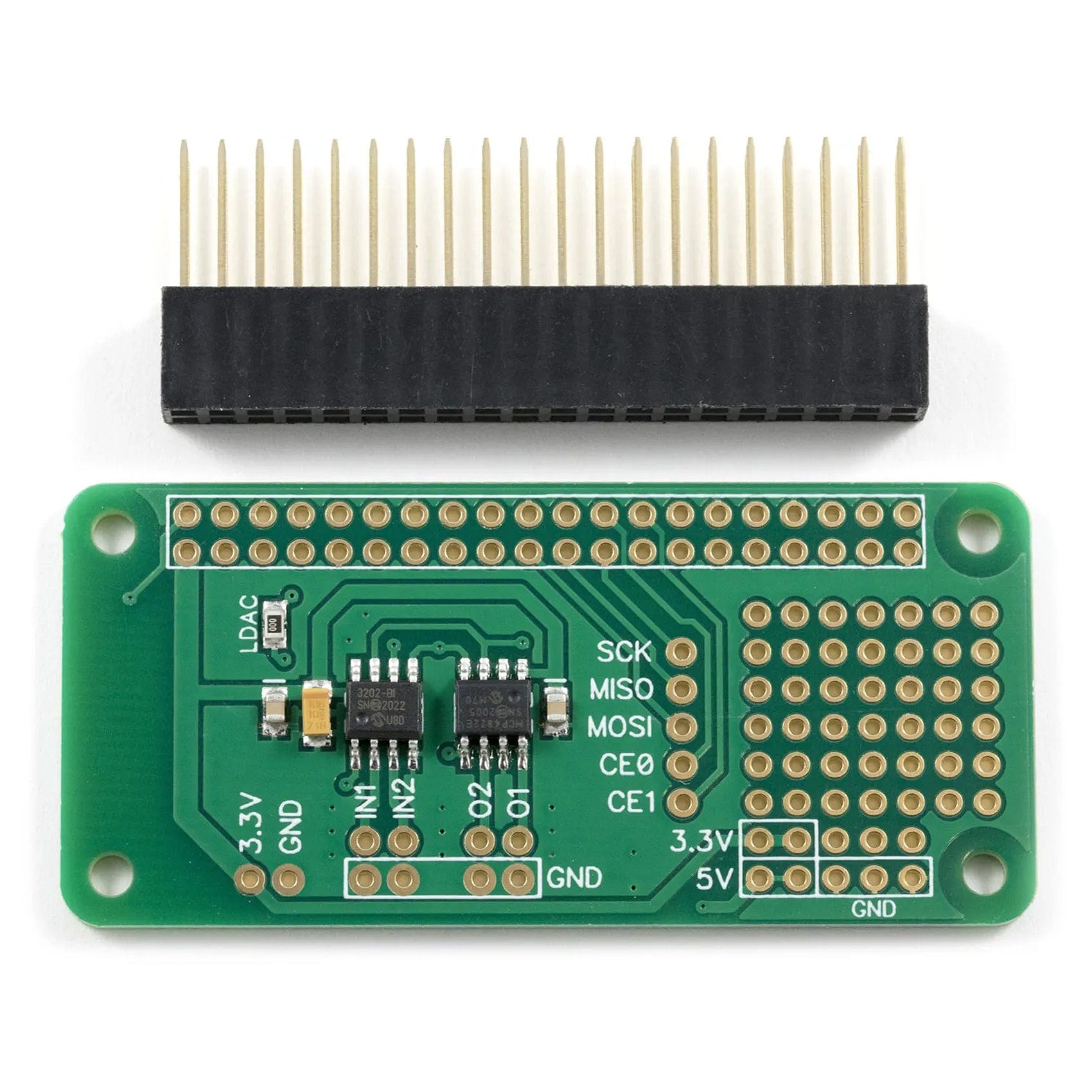 ADC-DAC Pi Zero by ABelectronics - The Pi Hut