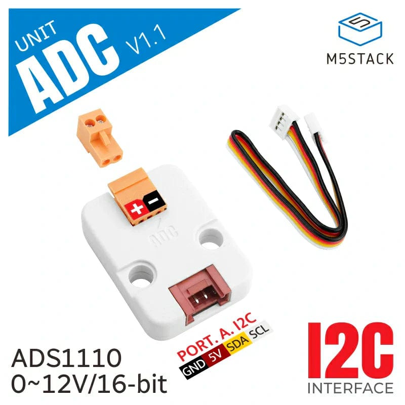 ADC I2C Unit v1.1 (ADS1110)