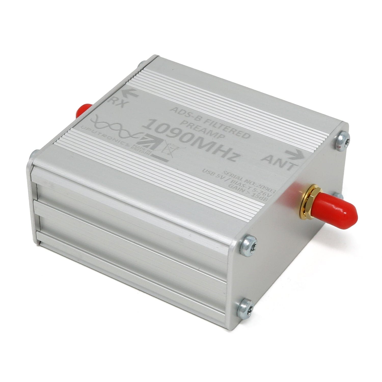 ADS-B 1090MHz Filtered Preamplifier (Mini-B version) - The Pi Hut