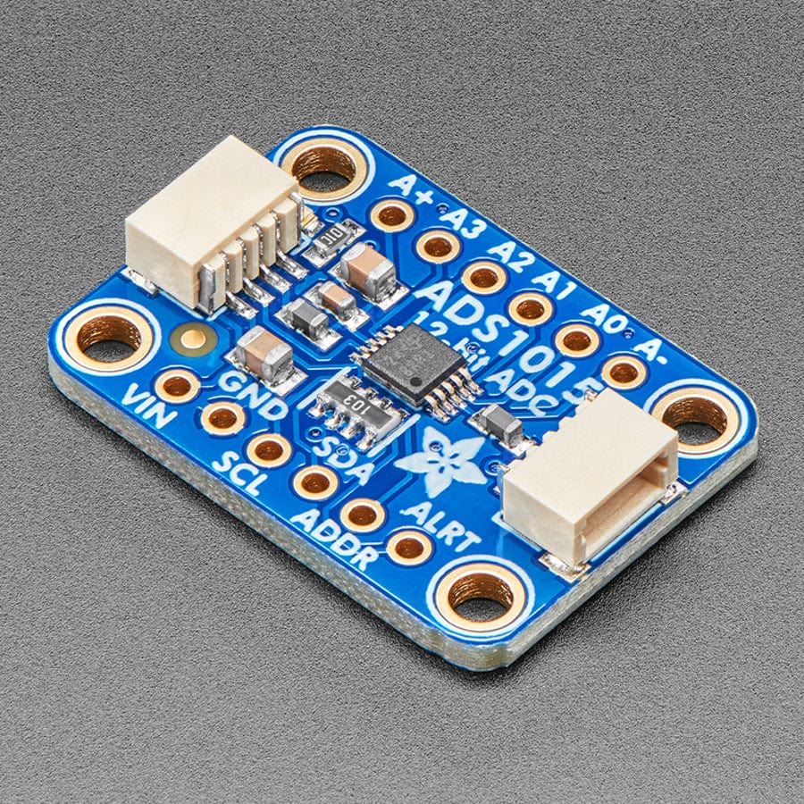 ADS1015 12-Bit ADC - 4 Channel with Programmable Gain Amplifier - STEMMA QT / Qwiic - The Pi Hut