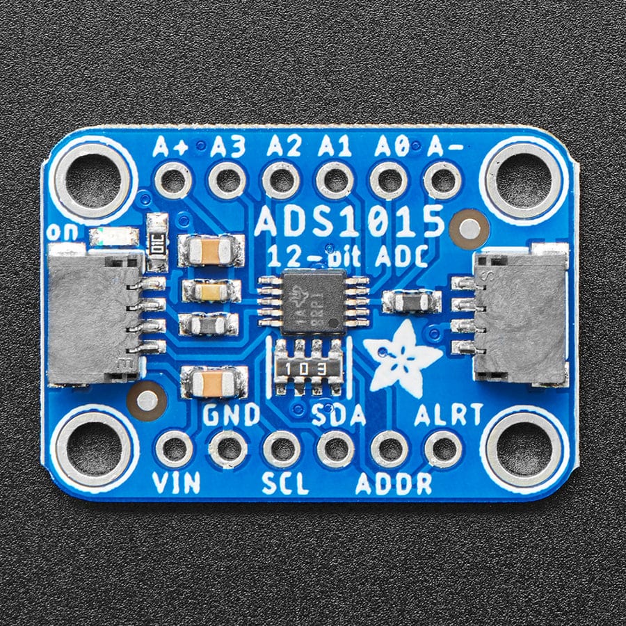 ADS1015 12-Bit ADC - 4 Channel with Programmable Gain Amplifier - STEMMA QT / Qwiic - The Pi Hut