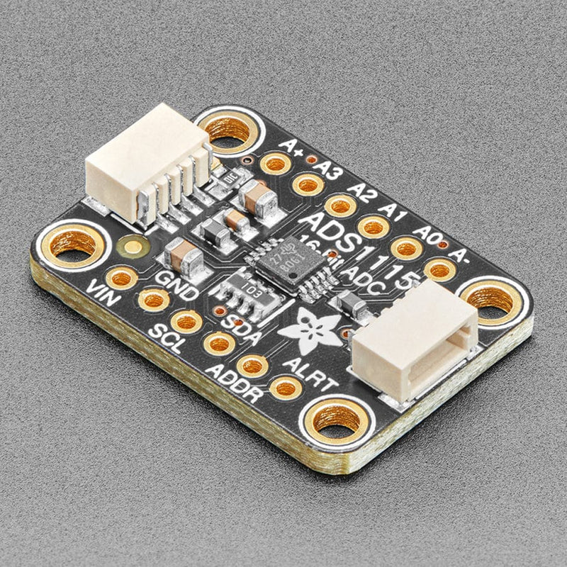 ADS1115 16-Bit ADC - 4 Channel with Programmable Gain Amplifier - STEMMA QT / Qwiic