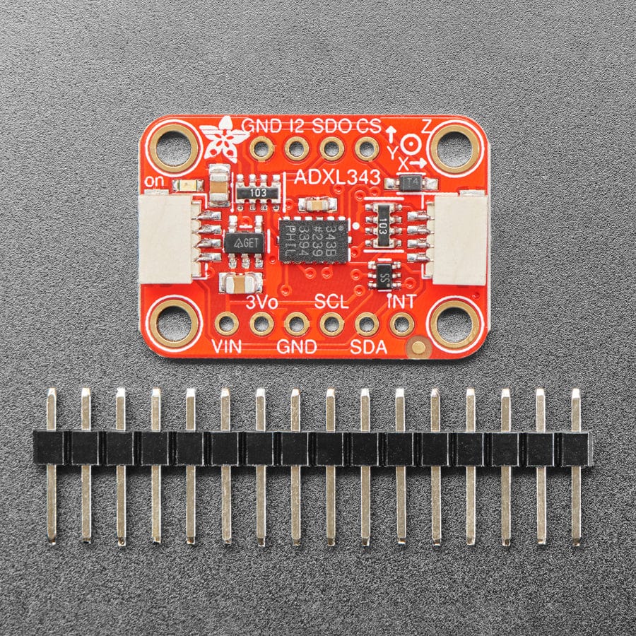 ADXL343 - Triple-Axis Accelerometer (+-2g/4g/8g/16g) with I2C/SPI