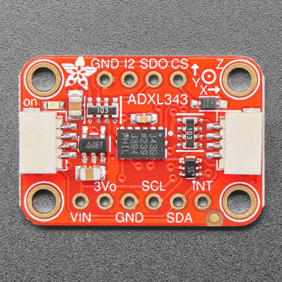 ADXL343 - Triple-Axis Accelerometer (+-2g/4g/8g/16g) with I2C/SPI