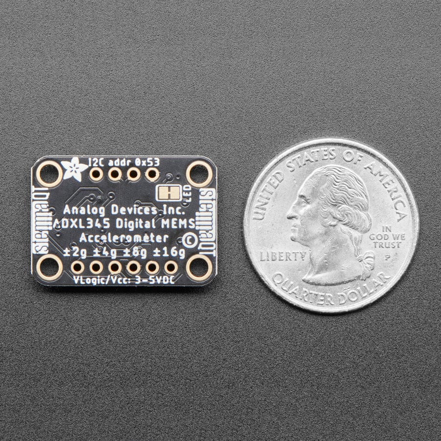 ADXL345 - Triple-Axis Accelerometer (+-2g/4g/8g/16g) w/ I2C/SPI - The Pi Hut