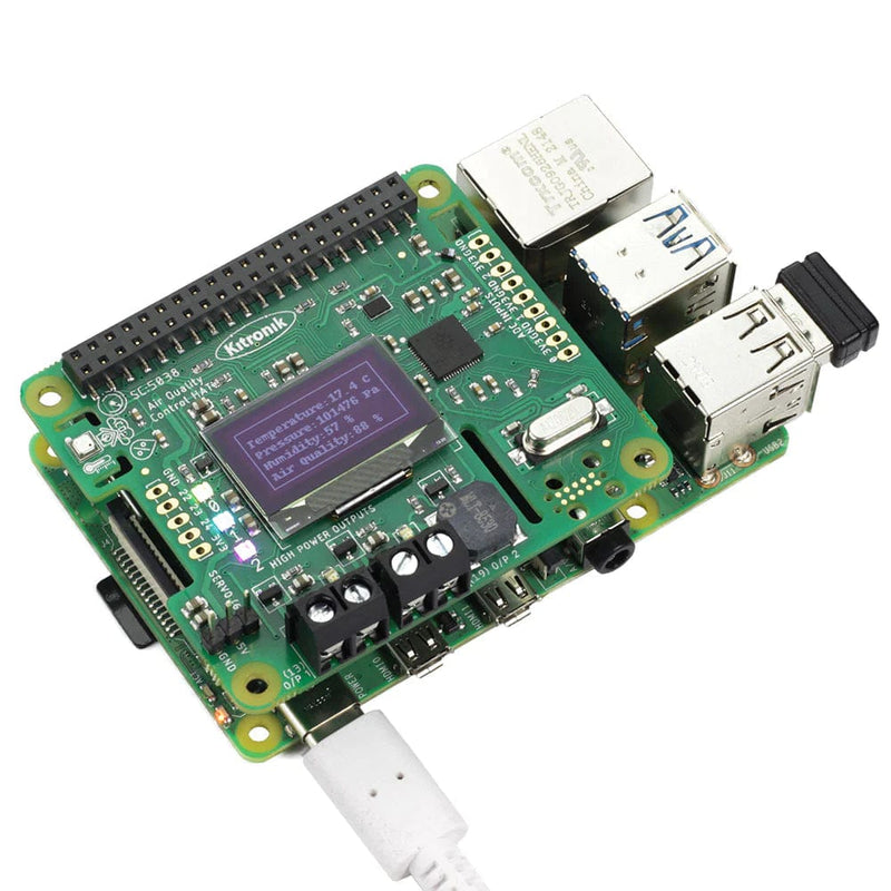 Air Quality Control HAT for Raspberry Pi - The Pi Hut