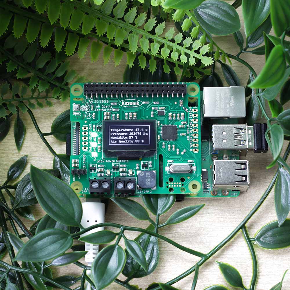 Air Quality Control HAT for Raspberry Pi - The Pi Hut