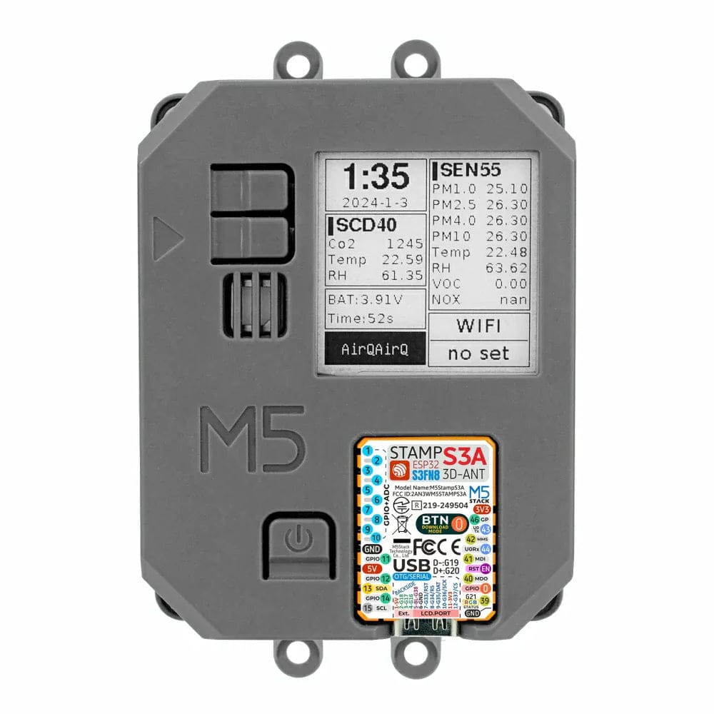 Air Quality Kit v1.1 with M5StampS3A (SEN55, SCD40) by M5Stack - The Pi Hut