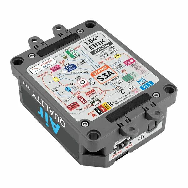 Air Quality Kit v1.1 with M5StampS3A (SEN55, SCD40) - The Pi Hut