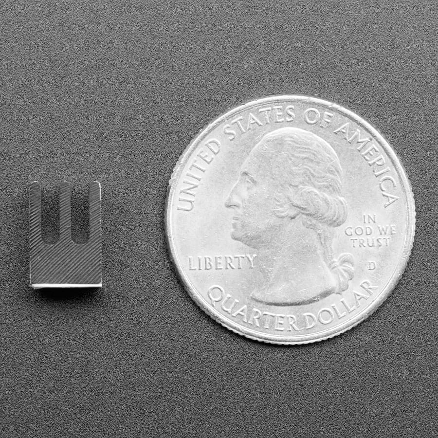 Aluminium SMT Heat Sink - 6.75mm x 6.75mm (Square) x 10mm (Tall) by Adafruit - The Pi Hut