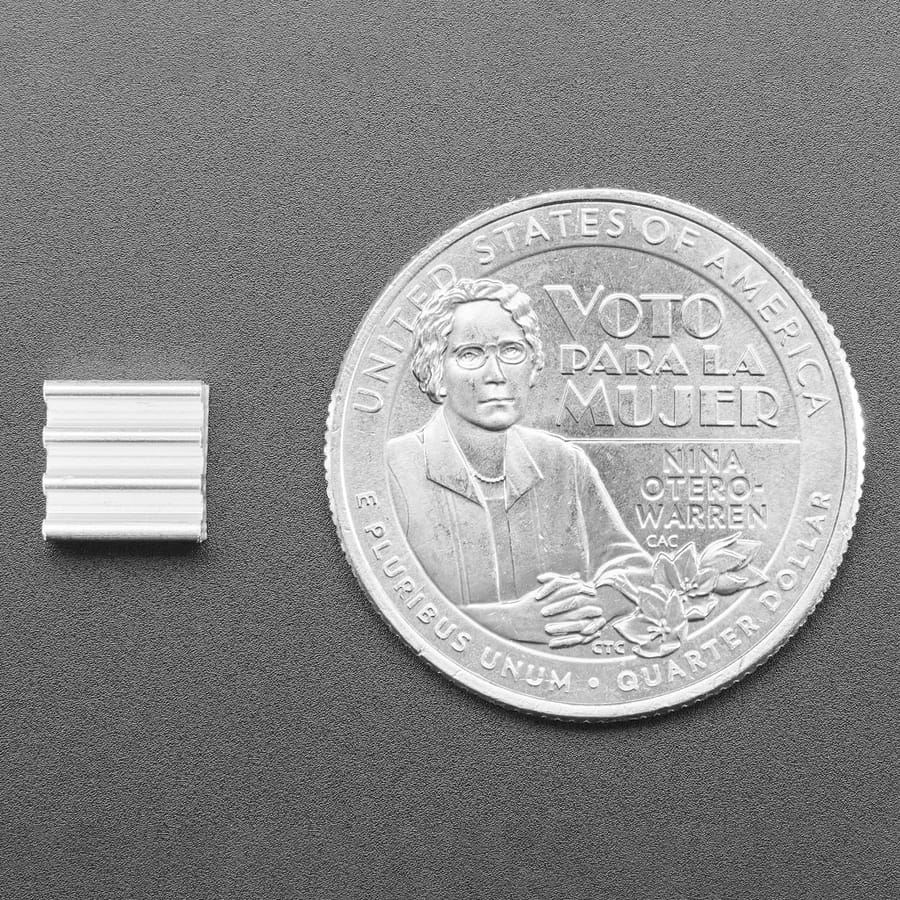 Aluminium SMT Heat Sinks 10 Pack - (0.25"x0.25" x 0.15" tall) by Adafruit - The Pi Hut