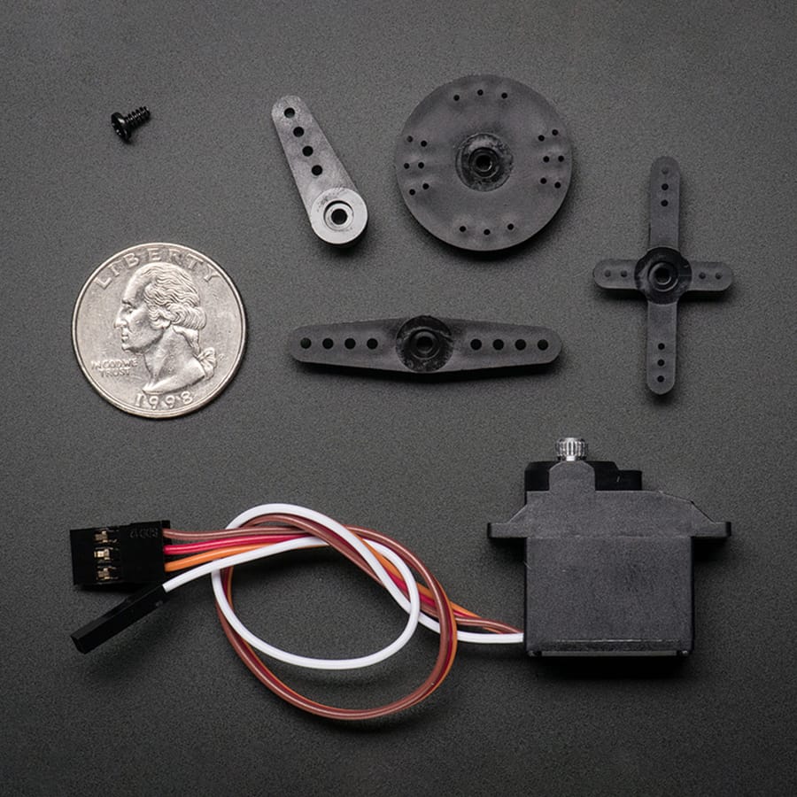 Analogue Feedback Micro Servo - Metal Gear by Adafruit - The Pi Hut