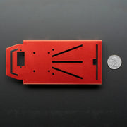 Anodized Aluminium Metal Chassis for a Mini Robot Rover by Adafruit - The Pi Hut