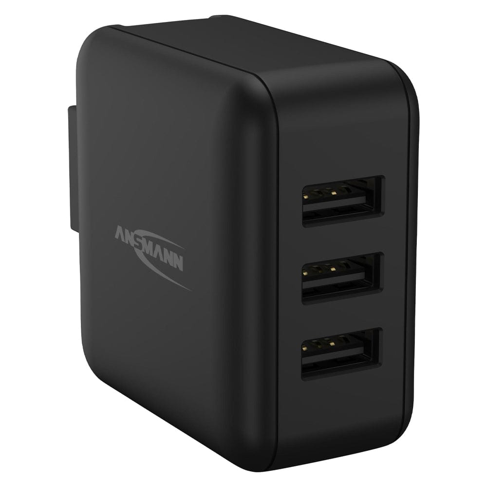 ANSMANN 3-Port USB Travel Charger 5V 3A (15W) The Pi Hut