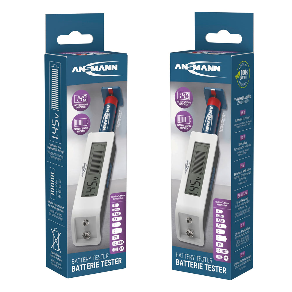ANSMANN Comfort Check Universal Battery Tester by ANSMANN - The Pi Hut