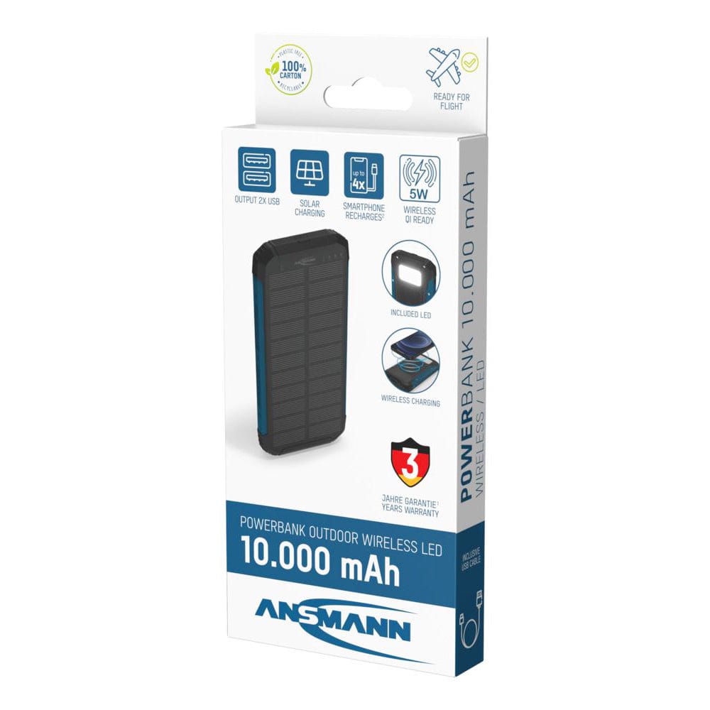 ANSMANN Outdoor 10,000mAh Power Bank - The Pi Hut