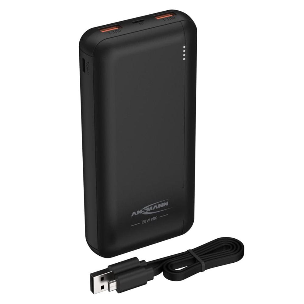 ANSMANN PB320PD 20,000mAh 20W PD Power Bank by ANSMANN - The Pi Hut