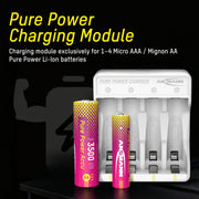 Ansmann Pure Power Combo - 4 x AA Batteries + Charging Module by ANSMANN - The Pi Hut
