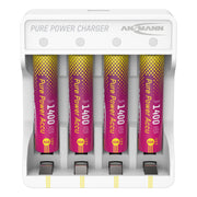 Ansmann Pure Power Combo - 4 x AAA Batteries + Charging Module by ANSMANN - The Pi Hut