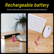 Ansmann Pure Power Li-Ion Batteries - AAA 1.5V 1400mAh - Pack of 4 by ANSMANN - The Pi Hut