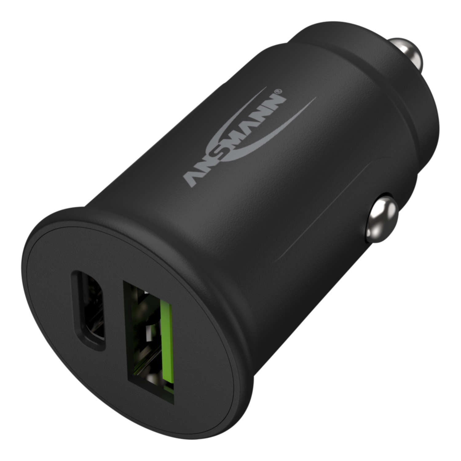 ANSMANN USB-A/USB-C In-Car Charger with PD and QC3.0 - The Pi Hut