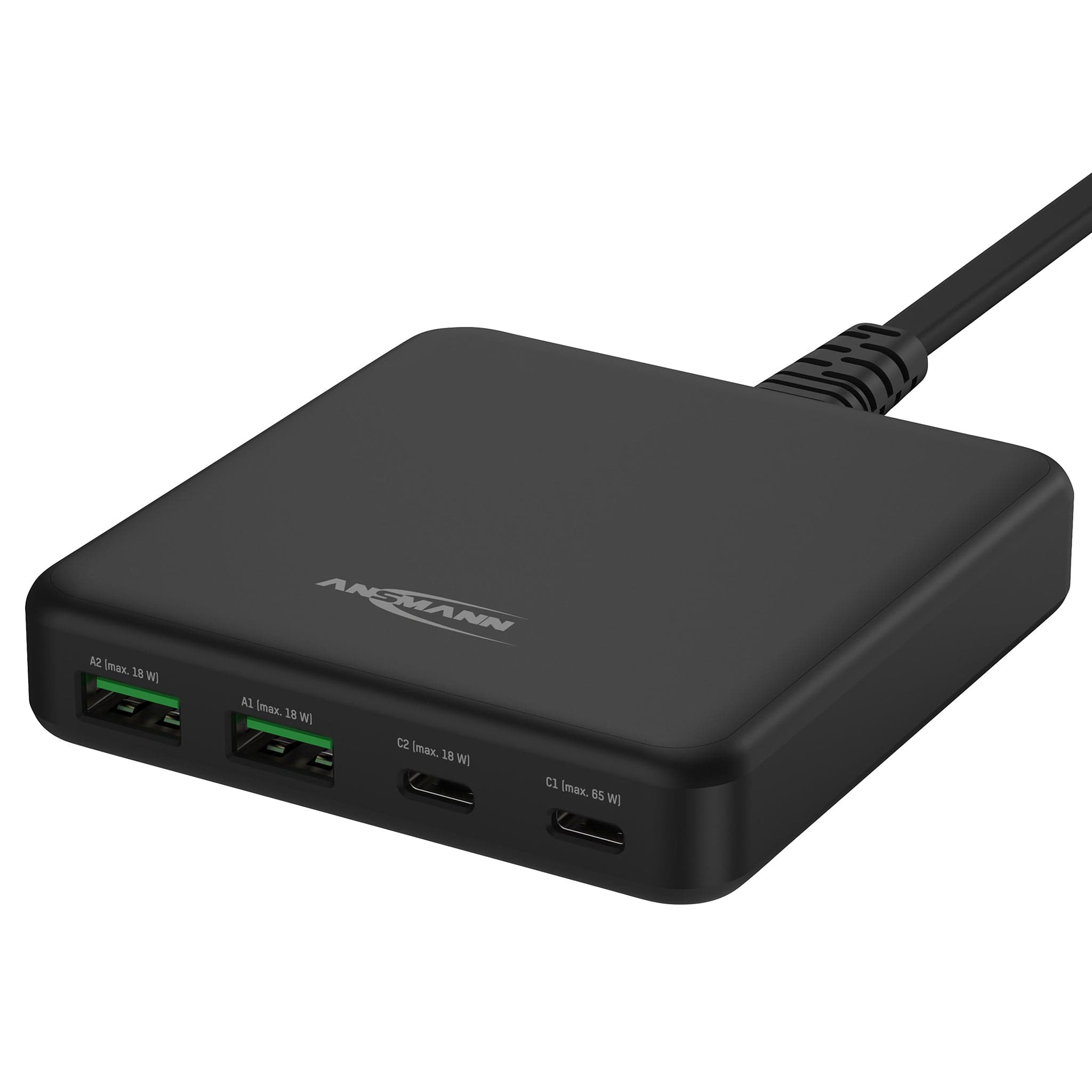 ANSMANN USB PD Desktop Charger DC465PD - 3.25A / 65W / 4-port - The Pi Hut