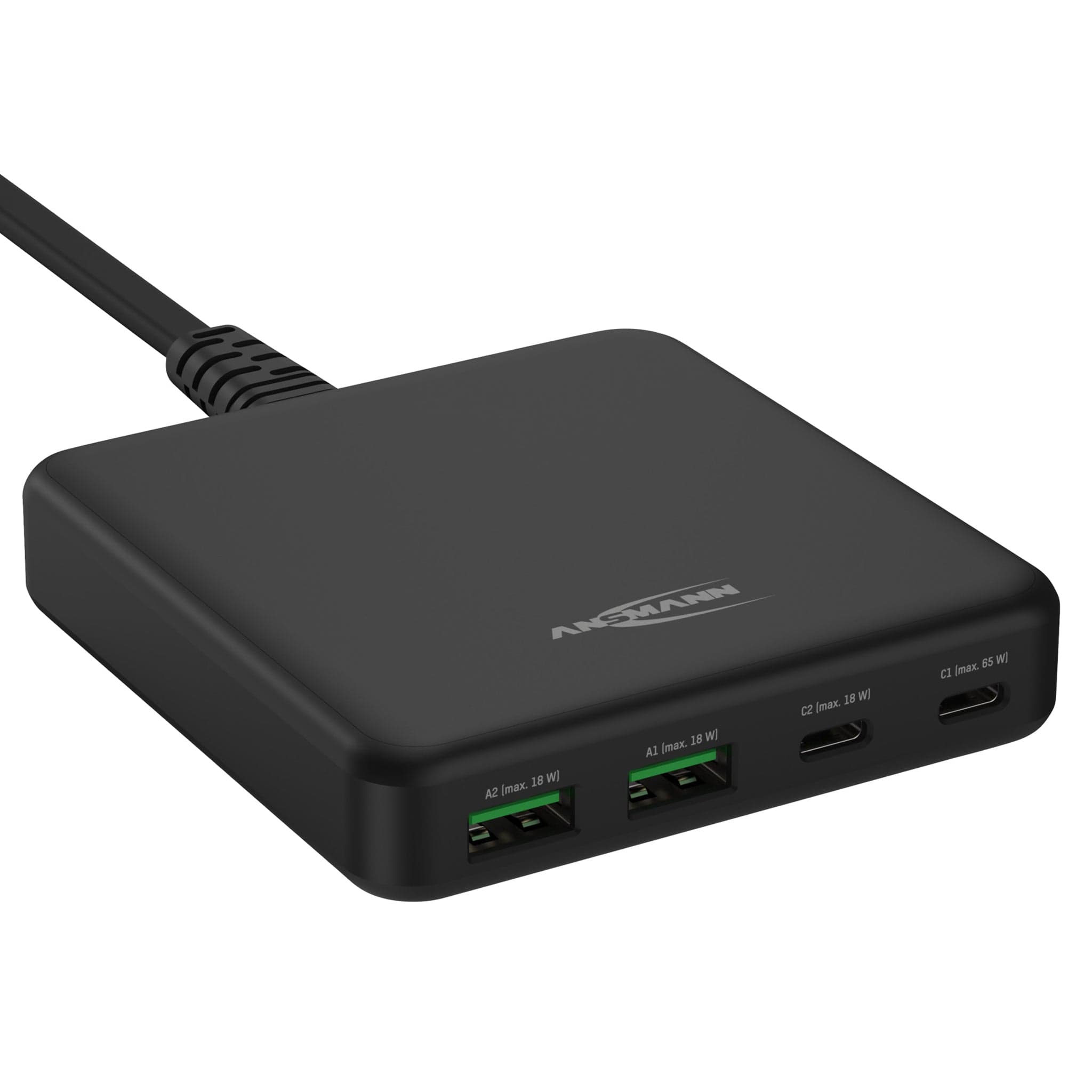 ANSMANN USB PD Desktop Charger DC465PD - 3.25A / 65W / 4-port - The Pi Hut