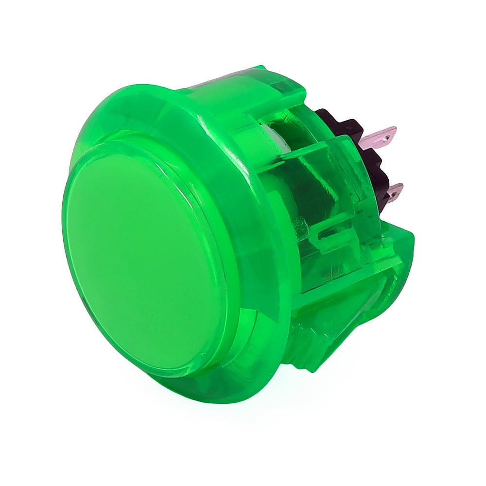 Arcade Button - 30mm Translucent Bright Green - The Pi Hut