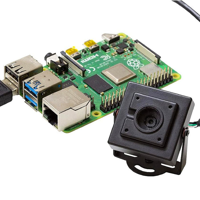 Simple Camera Autcud Arducam 16MP Autofocus USB Camera with Mini Metal Case - The Pi Hut