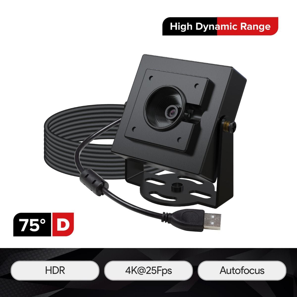 Arducam ezBOX HDR - 4K HDR AutoFocus USB 2.0 UVC Camera by Arducam - The Pi Hut