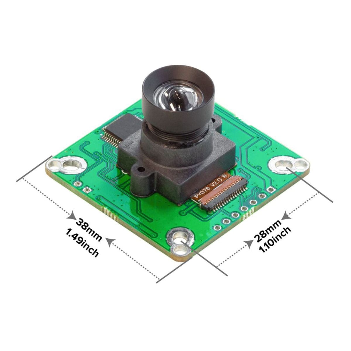 Arducam Pivariety AR0234 2.3MP Full HD Colour Global Shutter Camera for Raspberry Pi - The Pi Hut