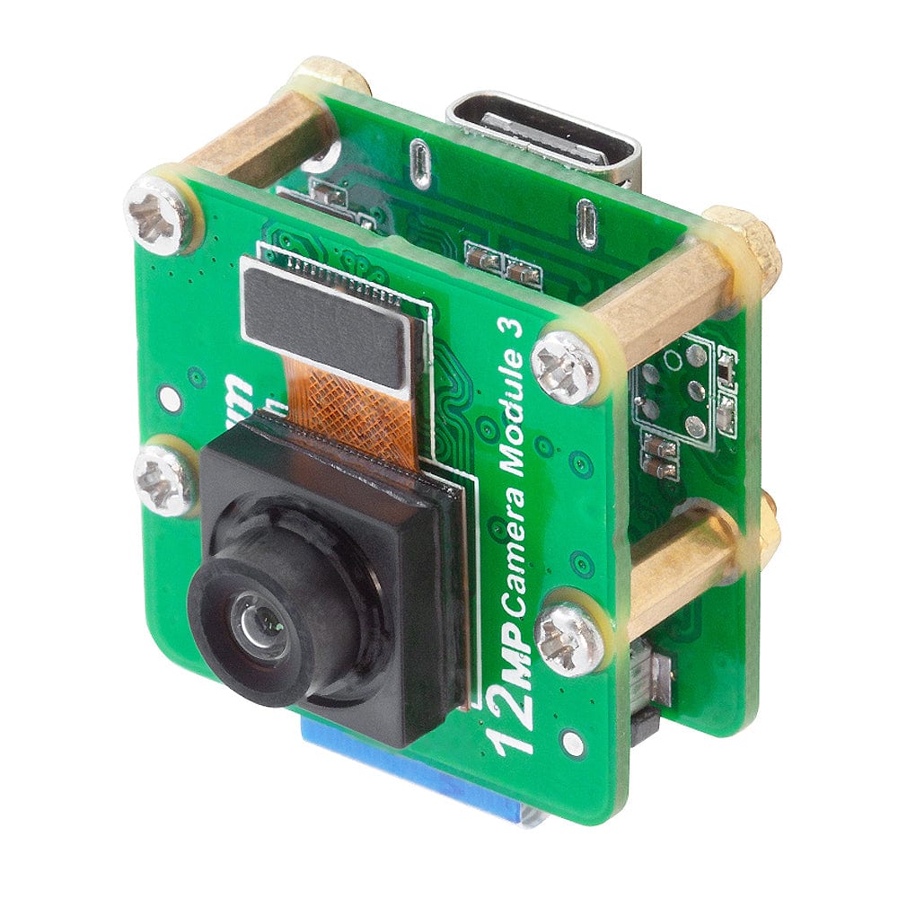 Arducam Wide Angle 12MP IMX708 USB-C UVC Fixed-Focus Camera Module with Microphone - The Pi Hut