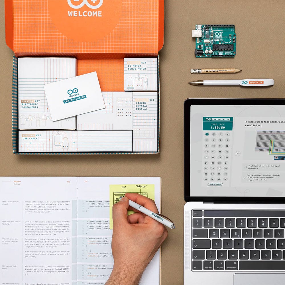 Arduino Fundamentals Bundle (Including Exam) - The Pi Hut