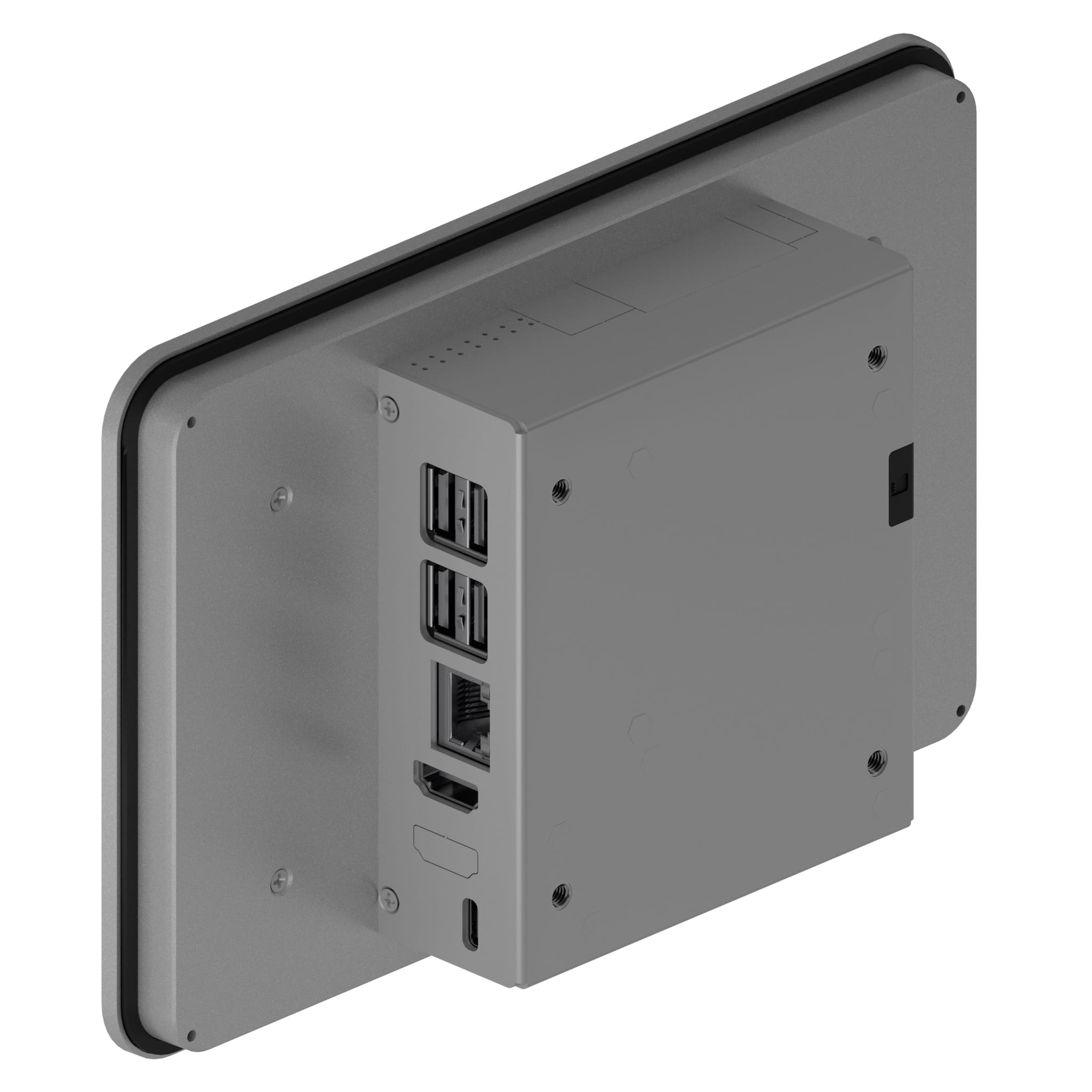 Argon Industria HMI 7C - Enclosure for 7" Touch Display 2 by Argon40 - The Pi Hut
