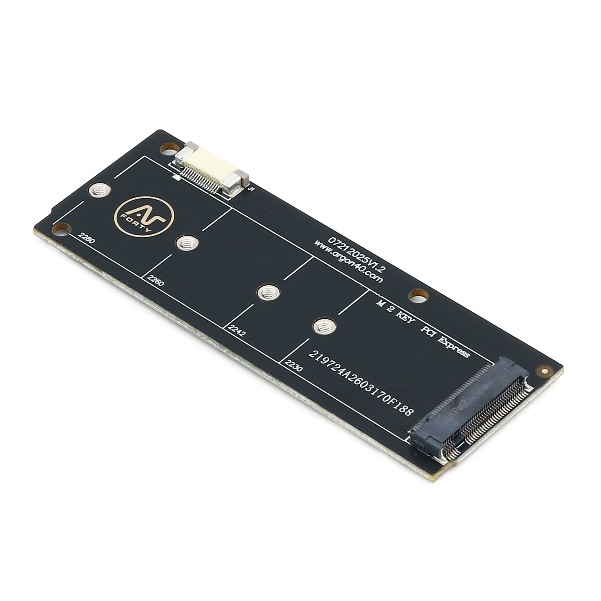 Argon Industria PCIe M.2 NVMe Board by Argon40 - The Pi Hut