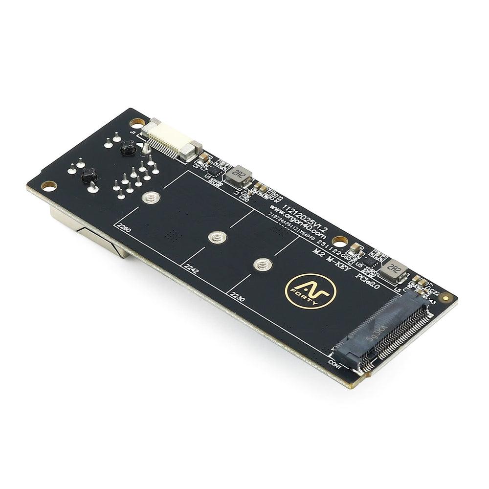 Argon Industria PCIe M.2 NVMe Board with 1G LAN by Argon40 - The Pi Hut