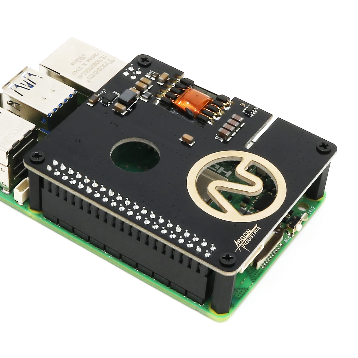 Argon Industria PoE+ HAT by Argon40 - The Pi Hut
