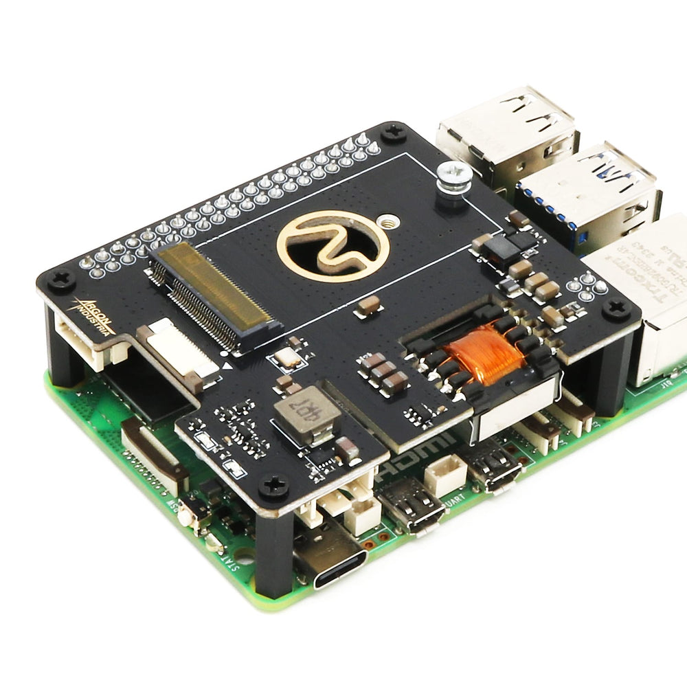 Argon Industria PoE+ HAT with NVMe by Argon40 - The Pi Hut