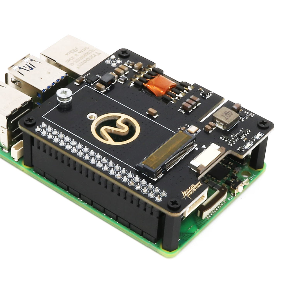 Argon Industria PoE+ HAT with NVMe by Argon40 - The Pi Hut