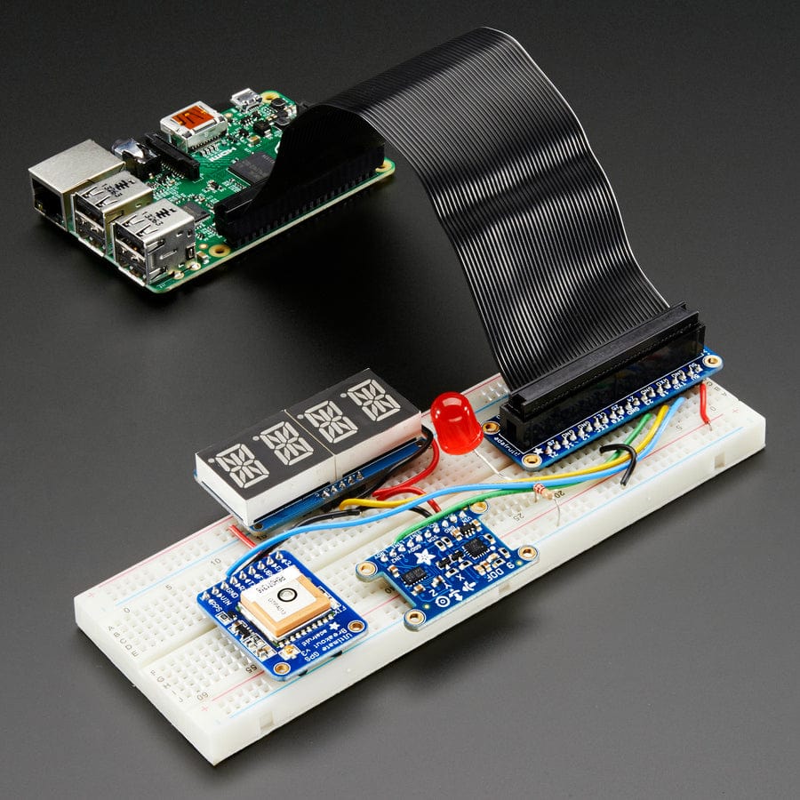 Assembled Pi Cobbler Plus - Breakout Cable (for Pi B+/A+/Pi 2/Pi 3/Pi 4/Pi 5)