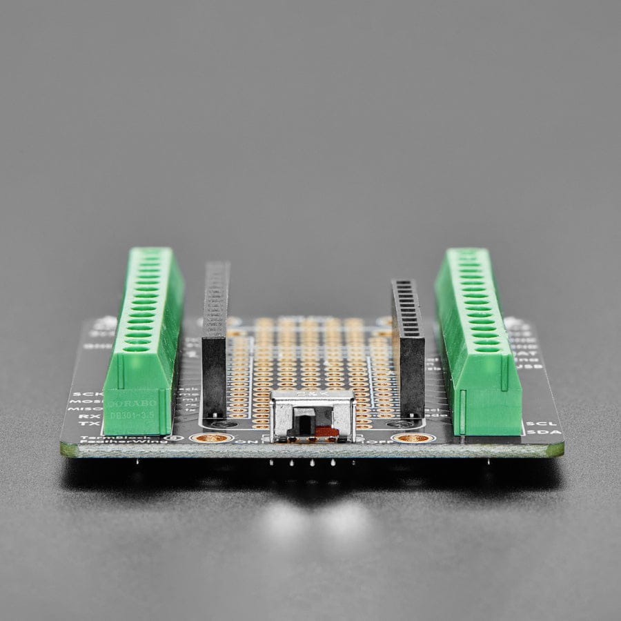 Assembled Terminal Block Breakout FeatherWing for all Feathers by Adafruit - The Pi Hut