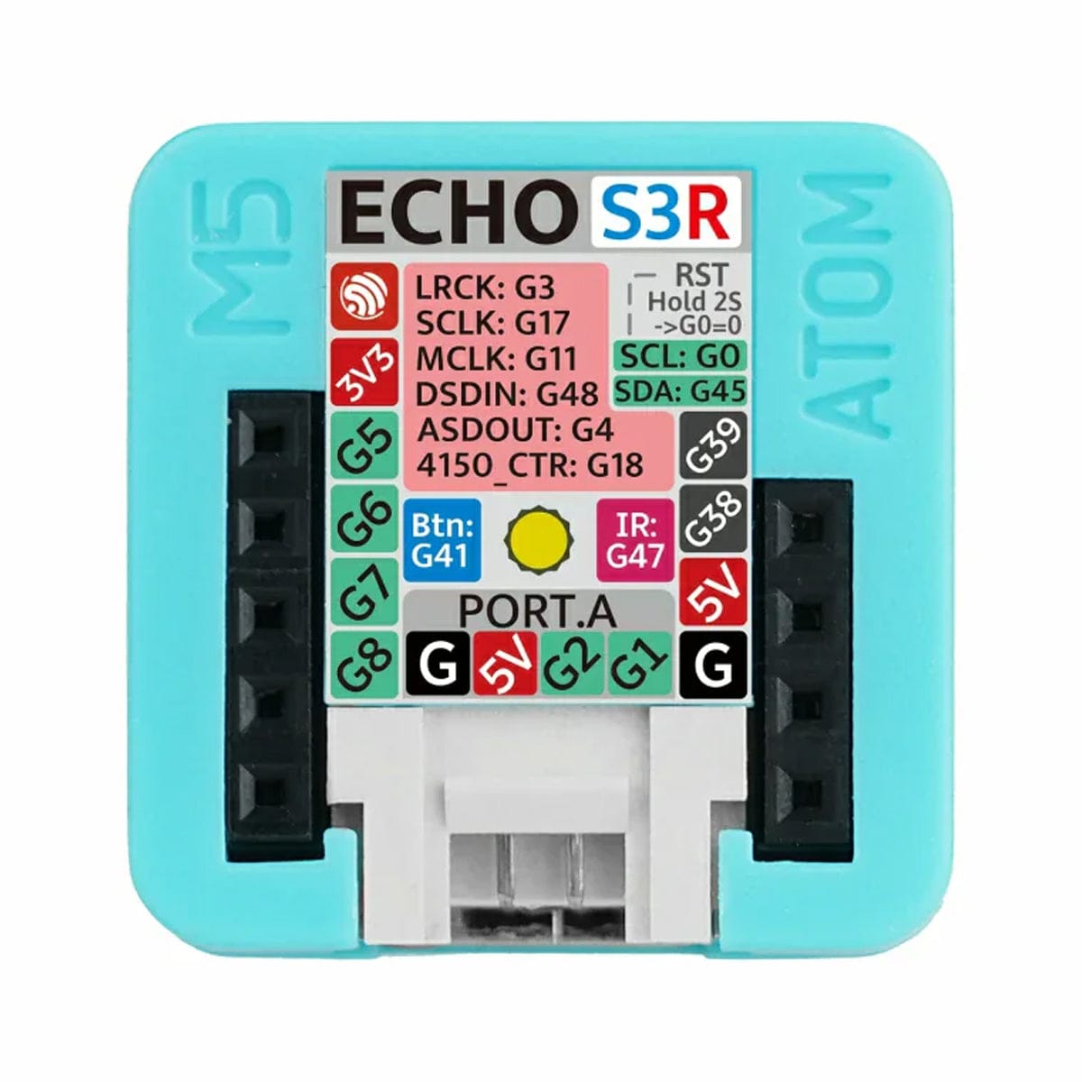 Atom EchoS3R Smart Speaker Dev Kit by M5Stack - The Pi Hut