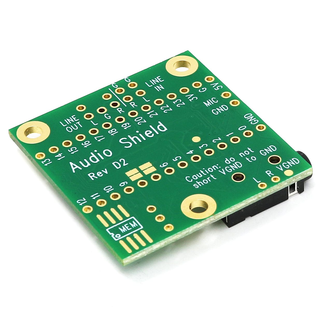 Audio Adapter Board for Teensy 4.0 (Rev D2) - The Pi Hut