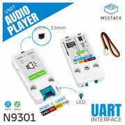Audio Player Unit (N9301) by M5Stack - The Pi Hut