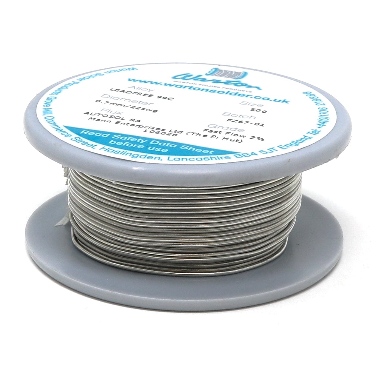 Autosol RA 99C No-Clean Fast-Flow Lead-Free Solder Wire - The Pi Hut